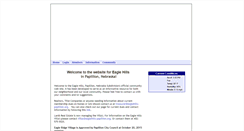 Desktop Screenshot of eaglehills-papillion.org